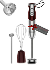 MegaWise Pro titanium 3-in-1 immersion blender body with powerful motor for effortless blending.