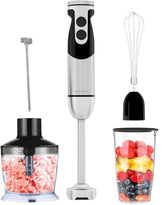 MegaWise Pro immersion blender with powerful motor for quick, smooth results.