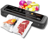 MegaWise vacuum sealer showing powerful suction for fast sealing