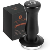 Meion espresso tamper with dual-spring mechanism for consistent tamping