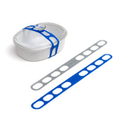 Mella Lid Latch secures a crockpot lid for spill-free travel