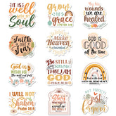 MENIFEND Christian Bible Verse Fridge Magnets in Boho design brighten your fridge and organize reminders.