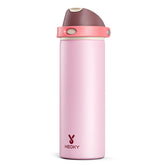 Meoky 24 oz insulated bottle with straw lid for convenient gym sips and hydration
