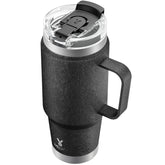 Meoky 32oz tumbler handle close-up for comfortable grip and easy carrying.
