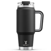 Meoky 32 oz tumbler with handle and pour lid for on-the-go hydration