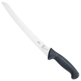 Mercer Culinary Millennia bread knife with curved wavy edge for clean, precise crust cuts.