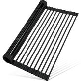 MERRYBOX roll-up dish drying rack over sink supports quick drying and clears counter space