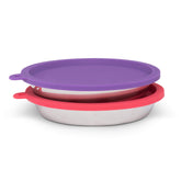 Messy Cats two saucer-shaped bowls reduce whisker fatigue during meals.