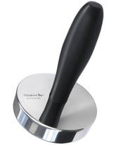 Meykers Meat Pounder Tenderizer front view highlights durable stainless steel for tough flattening tasks.