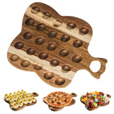 Mezchi deviled egg platter with 25 slots for organized presentation