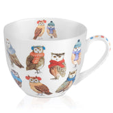 MFoffice Cute Autumn Owls Mug with hug-friendly bowl shape for cozy sipping