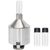 MGOJIJINN grinder silver 2-2in showing durable aluminum body for fine spice grinding
