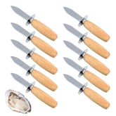 MGTECH oyster knives with a strong stainless steel blade for easy shucking