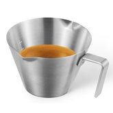MHW-3BOMBER espresso shot cup with double spouts for precise pouring and spill prevention.