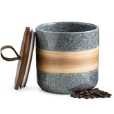 Miamolo spice jars with airtight lid keeping spices fresh on the counter