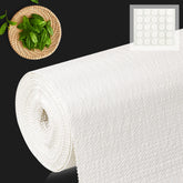 MIAONET shelf liner white with durable non-slip surface for cabinets.
