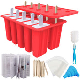 Miaowoof popsicle molds in red packaging showing a reusable dessert option for family gatherings