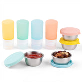 MICEBAY 8-pack dressing bottles for on-the-go meals and dressings