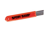 Micro 100 KS-1 orange sharpener, front view, quick blade maintenance.