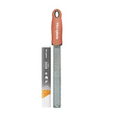 Microplane Premium Classic citrus zest in action adds brightness to dishes