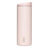 MiiR Flip Traveler 16oz insulated bottle highlighting durable construction for daily temperature retention.
