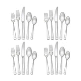 Mikasa Lucia dinner fork with contemporary handle for everyday meals.