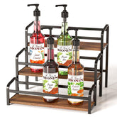 MIMIyasha Coffee Syrup Organizer with magnetic installation for quick setup