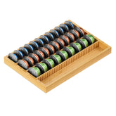 MinBoo bamboo drawer insert organizing Vertuo pods for quick coffee prep