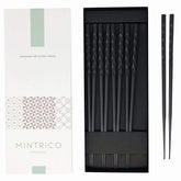 Mintrico chopsticks set dishwasher-safe for easy cleaning after meals.