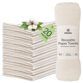 Mioeco unpaper towels pack absorbs kitchen spills with superior absorbency.