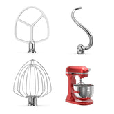 Miosruru KN256 6-wire whip for KitchenAid adds airy texture to whipped creams