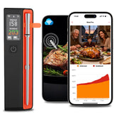 Miouca base with LED display for real-time cooking alerts
