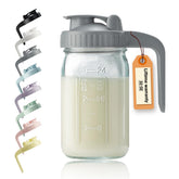 Miradexic 32oz pitcher with lid for reliable leak protection and easy storage.
