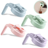 Miradexic wide mouth lid with V-shaped pour spout for drip-free pouring.