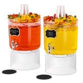 MiraFure 2-gallon dispenser on a stand, ideal for organized party beverage stations.