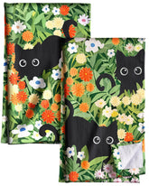 Miss Adola cotton kitchen towels set of 2, front view, quick-drying and absorbent