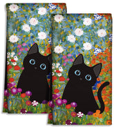 Miss Adola cute kitchen towels with a flower print for chic decor and quick drying.