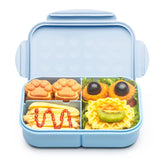 MISS BIG Bento Box with leakproof seal keeps lunches spill-free during transport