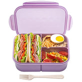 MISS BIG Bento Box with leak-proof seal keeps meals secure for on-the-go convenience