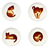 MISS TUTU cat relief dishes for soy sauce and vinegar.