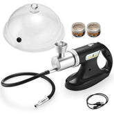 MITBAK cocktail smoker dome lid enhances drinks with a crisp smoky aroma