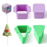 MITCHENIFY triangle cake pop cutter for precise, uniform pops at parties