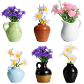 Mity Rain mini vase magnets with colorful 3D ceramic vases brightening fridge surfaces