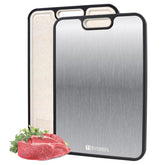 Mivndeeopu titanium cutting board large top view ideal for meat prep