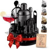 Mixology & Craft Bartender Kit 15-piece set with all essential tools for pro-style at-home cocktails.