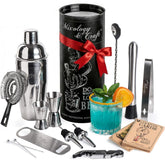 Mixology & Craft Cobbler shaker 24 oz shows durable stainless steel for balanced pours.