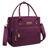 MIYCOO purple front view lunch bag showing large capacity for meals on the go