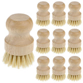 Molain bamboo dish brush set packaging image highlighting eco-friendly branding and materials