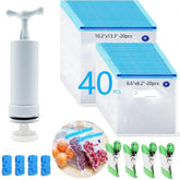MOMODA sous vide bags with upgraded pump for quick air removal during cooking