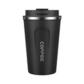 MOMSIV 12oz travel mug with insulated body keeps drinks warm on the go.
